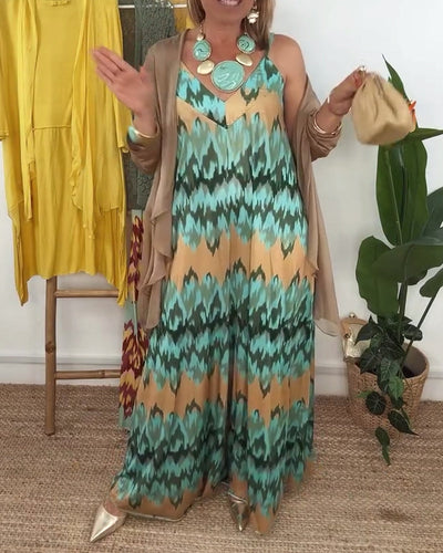 Setzen Mode Hosenträger Kleid Und Sonnenschutzmantel