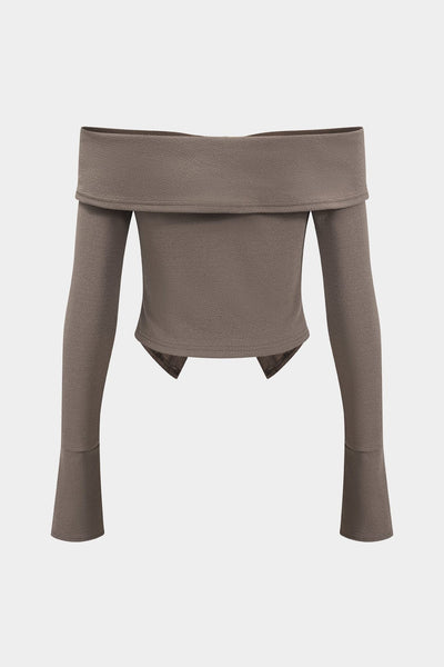 Lilly | Elegantes Off-Shoulder Set mit Minrock