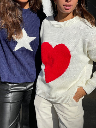 Heidi-Mode | Star Strickpullover