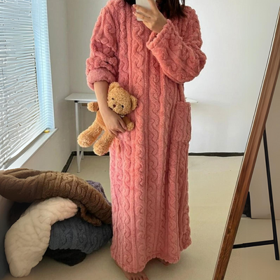 Warme Winterkleid für Damen