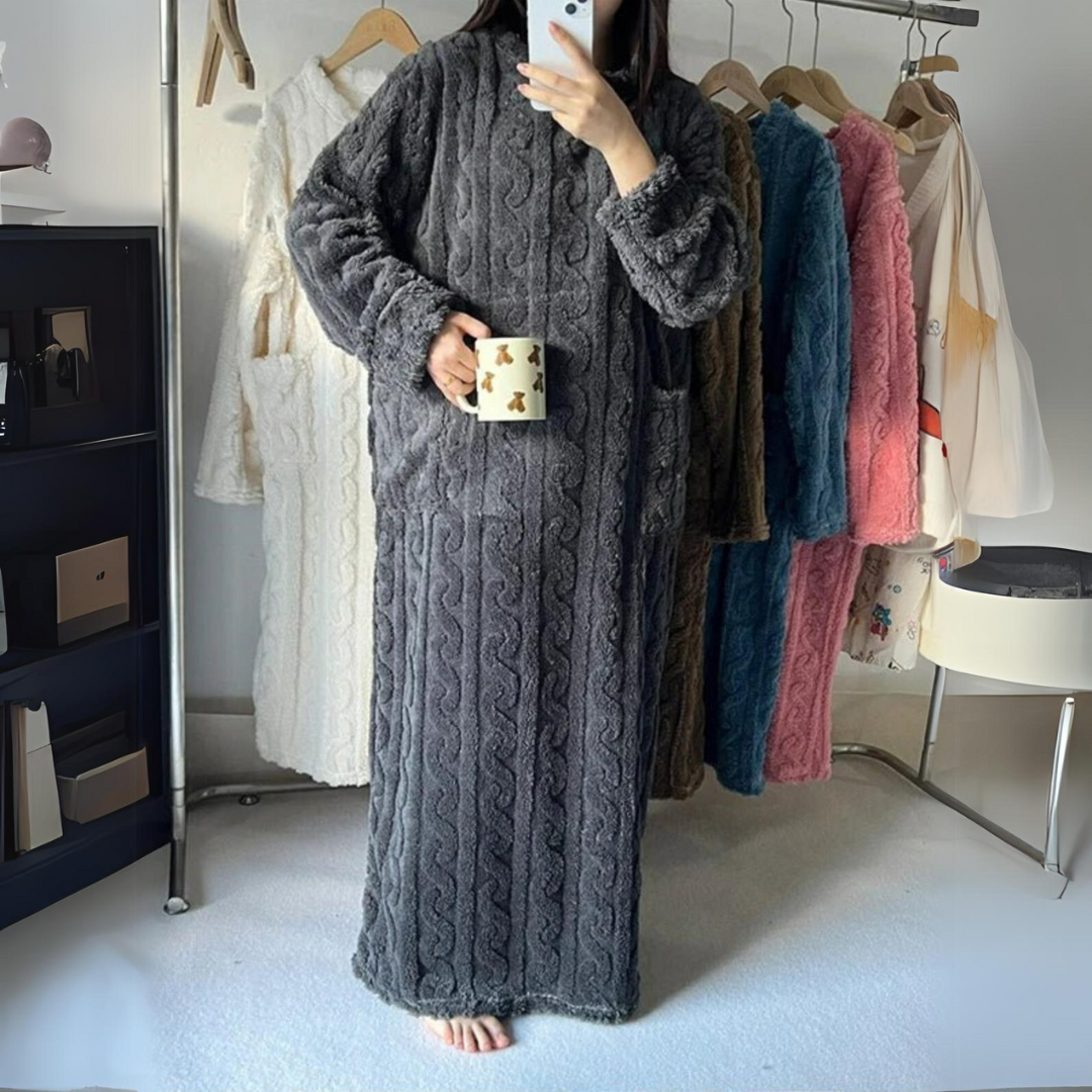 Warme Winterkleid für Damen