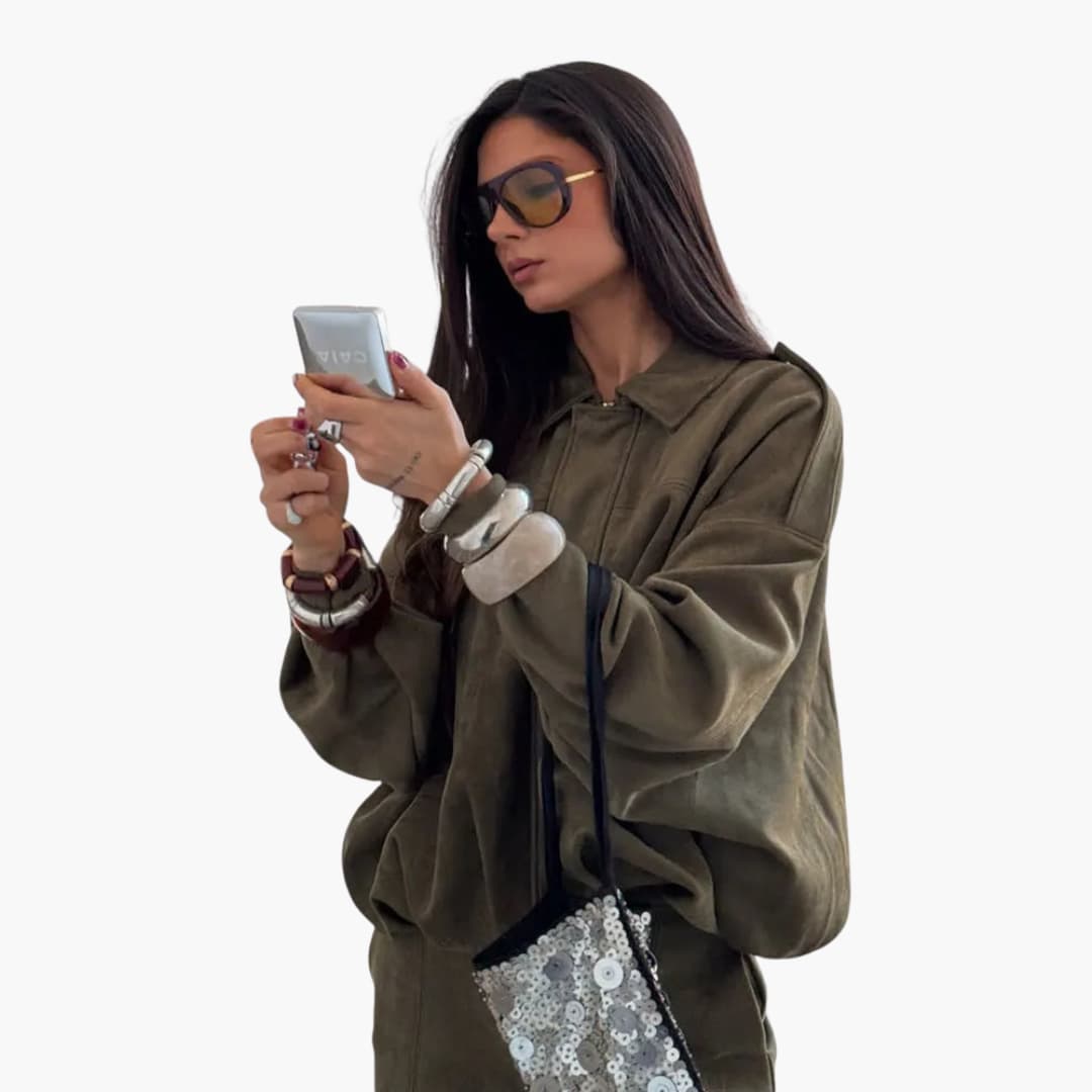 Vintage Übergangsjacke für Damen