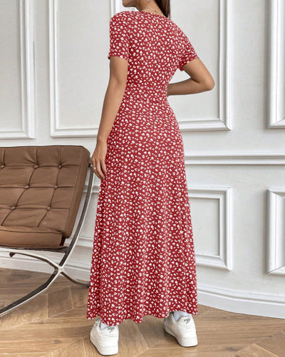 Kleid Sexy Elegant Bedruckt