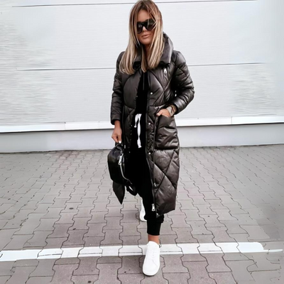 Bequemer Gepolsterter Mantel für Damen