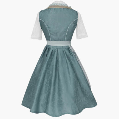 Spitzen-Dirndl kleid mit Bluse für Damen - Oktoberfest 2025