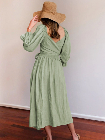 ANNA | KLEID MIT VOLANTSÄRMELN