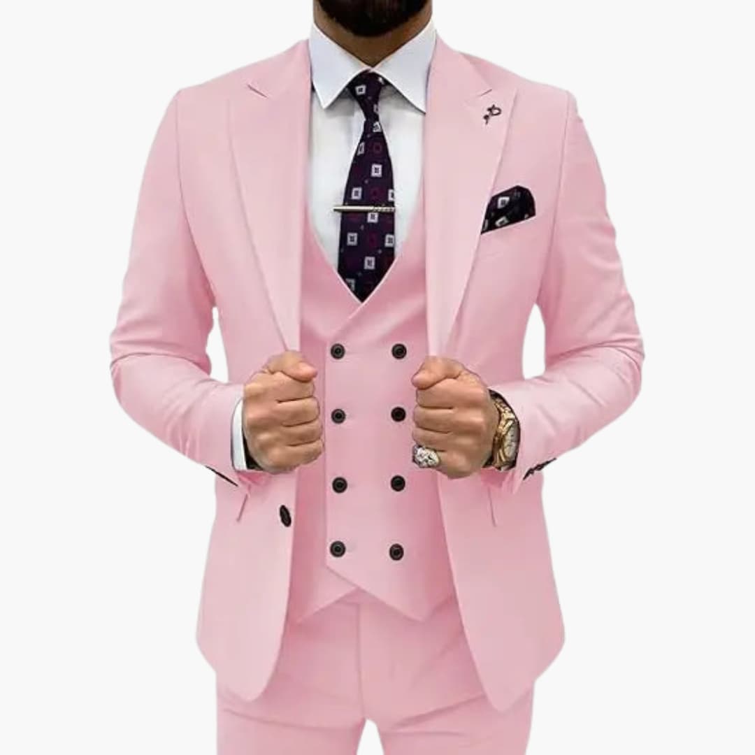 Herren Anzug dreiteilig mit Slim Fit für jede Saison