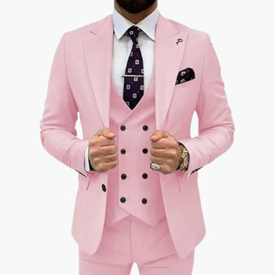 Herren Anzug dreiteilig mit Slim Fit für jede Saison