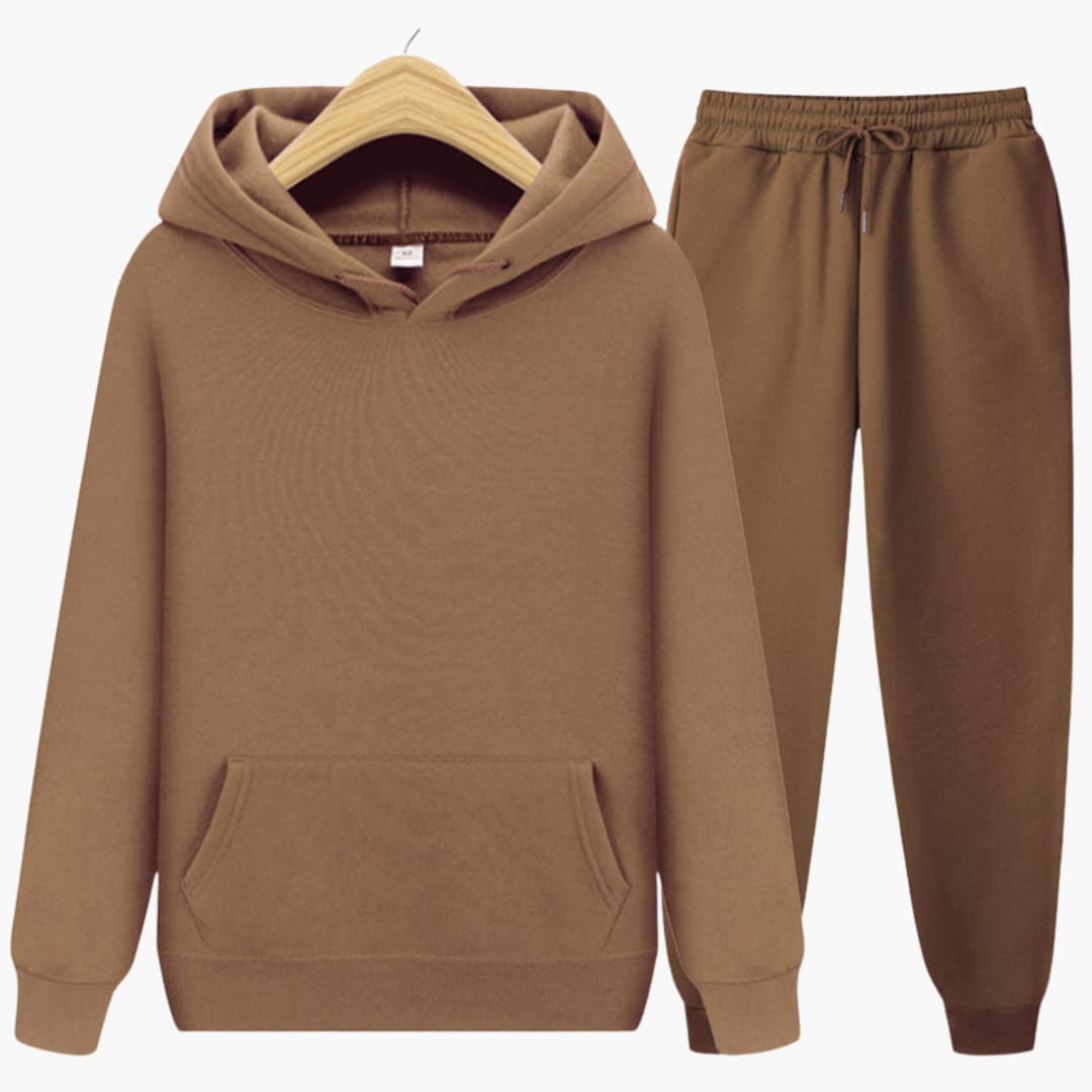 Herren Jogginganzug mit Kapuzenpullover und Bündchenhose