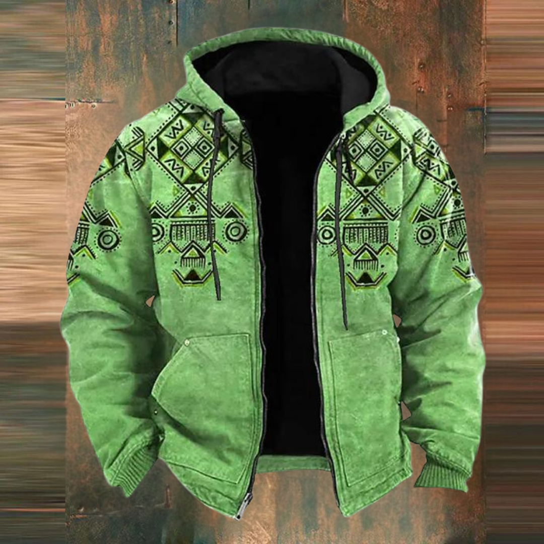 Kapuzenjacke mit Reißverschluss für Männer