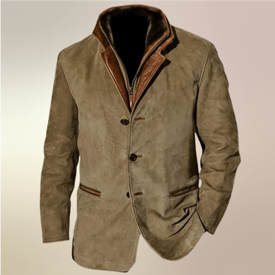 Herren Blazer Winterjacke | Vintage Stil Modern
