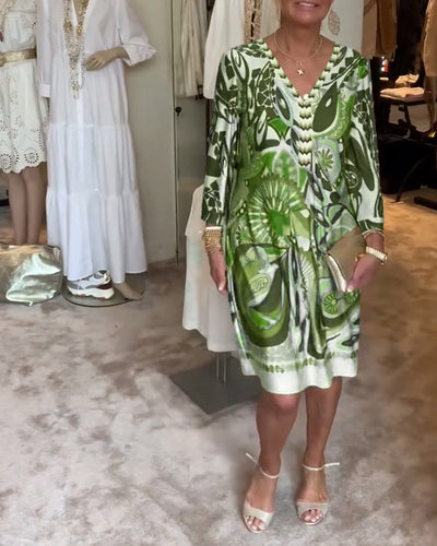 Marianne - Kleid mit Vintage-Druck