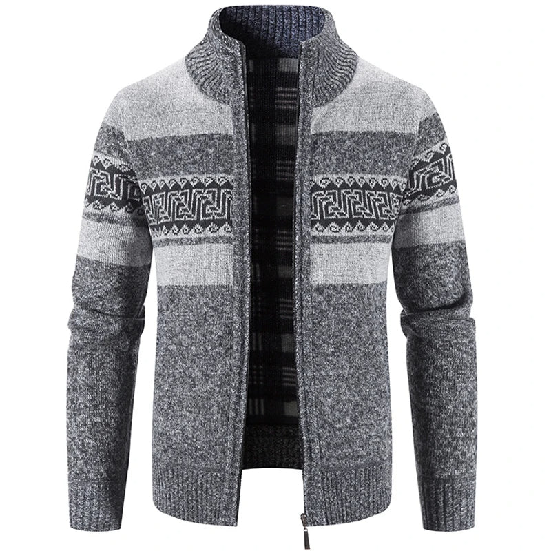 Vintage Winter Strickjacke für Männer