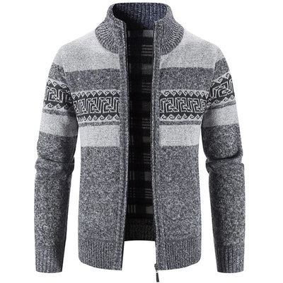 Vintage Winter Strickjacke für Männer