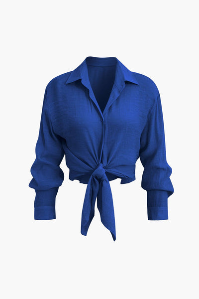 Amber | Luftiges Zweiteiler-Set mit Bluse und weiter Hose