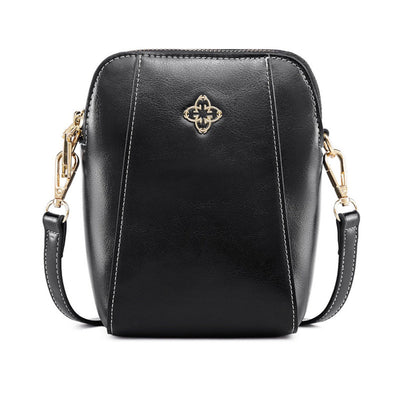 Heidi Mode | Vintage Öl Wachs Leder diagonal span Tasche