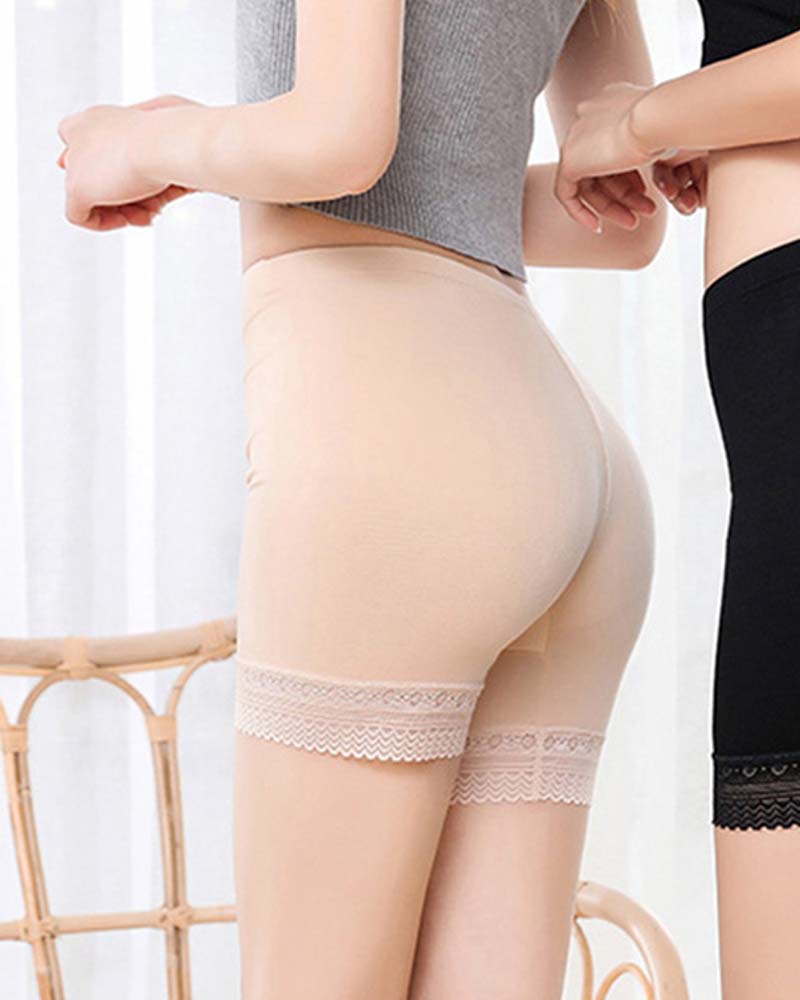 Shorts Spitzenbesatz