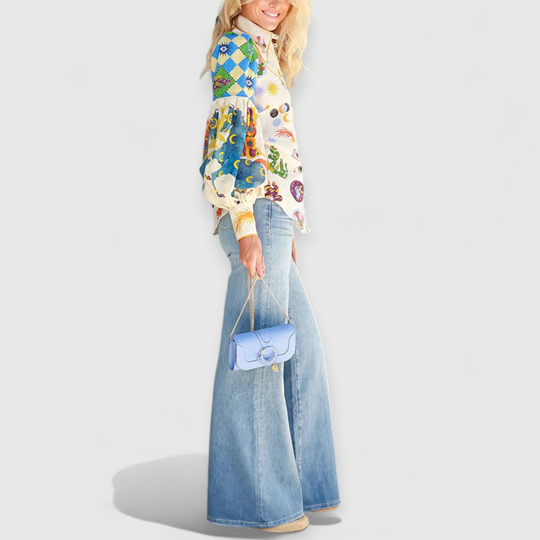 Nina | Vintage Lange Puffärmel