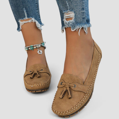 Charlotte | Bequeme Mokassins mit Schleife