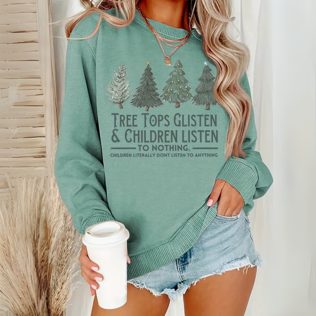 Bequemer Weihnachtspullover für Damen