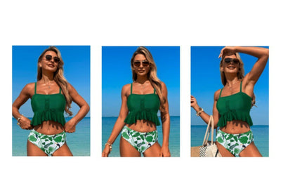 Heidi Mode | Enger konservativer Split-Badeanzug