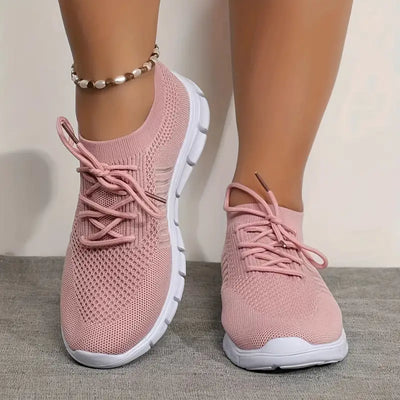 Damen Mesh-Schnürsneaker für Alle Jahreszeiten