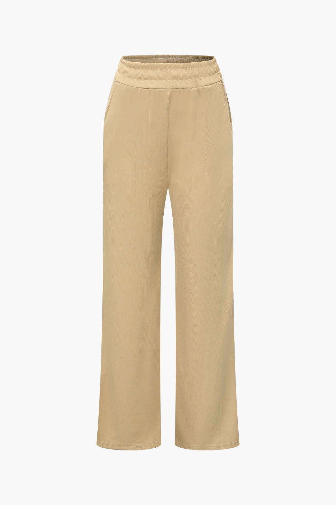 Daniela | Elegantes Zweiteiler-Set mit Asymmetrischem Oberteil & Weiten Hosen