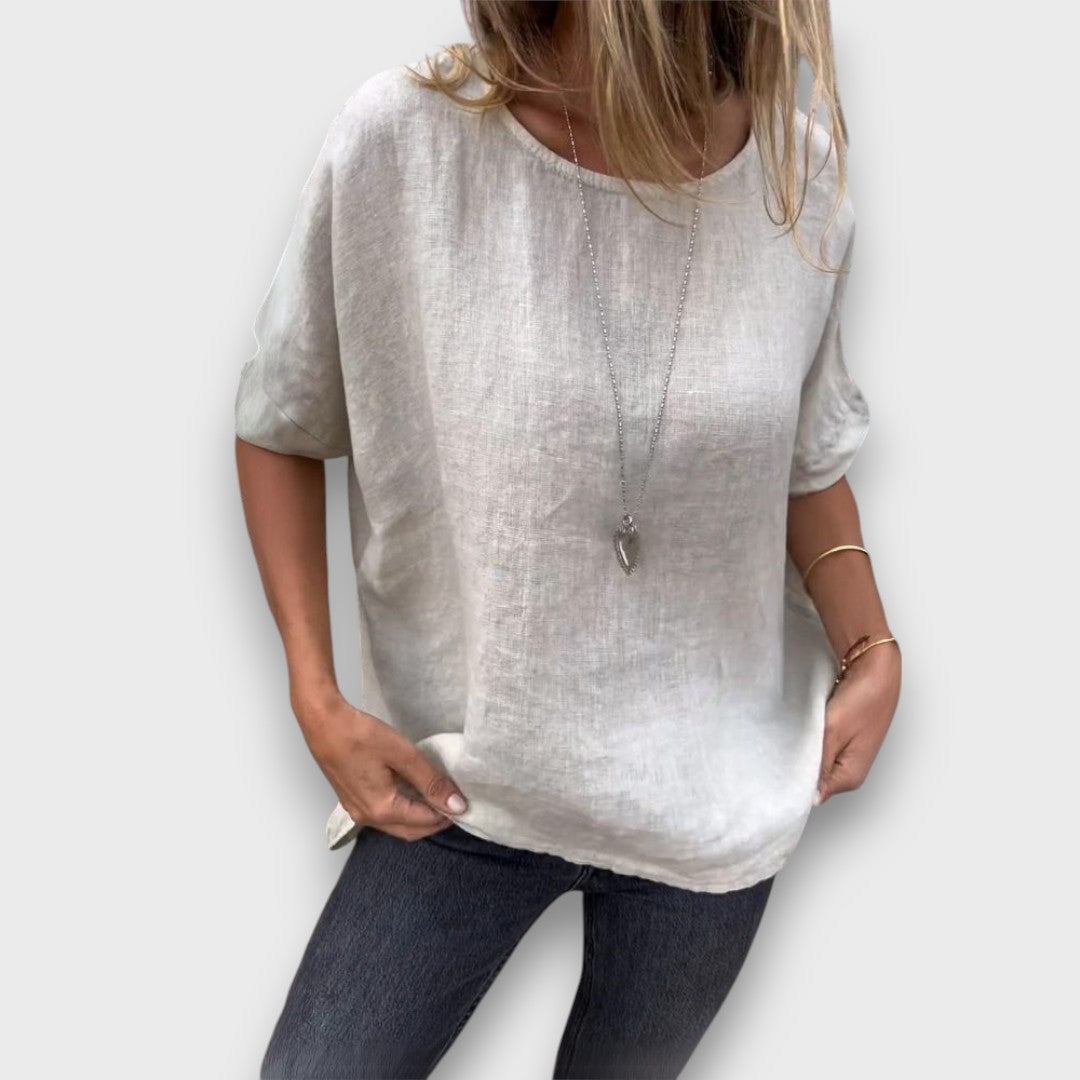 Mira – Leinentop mit klassischem Schnitt