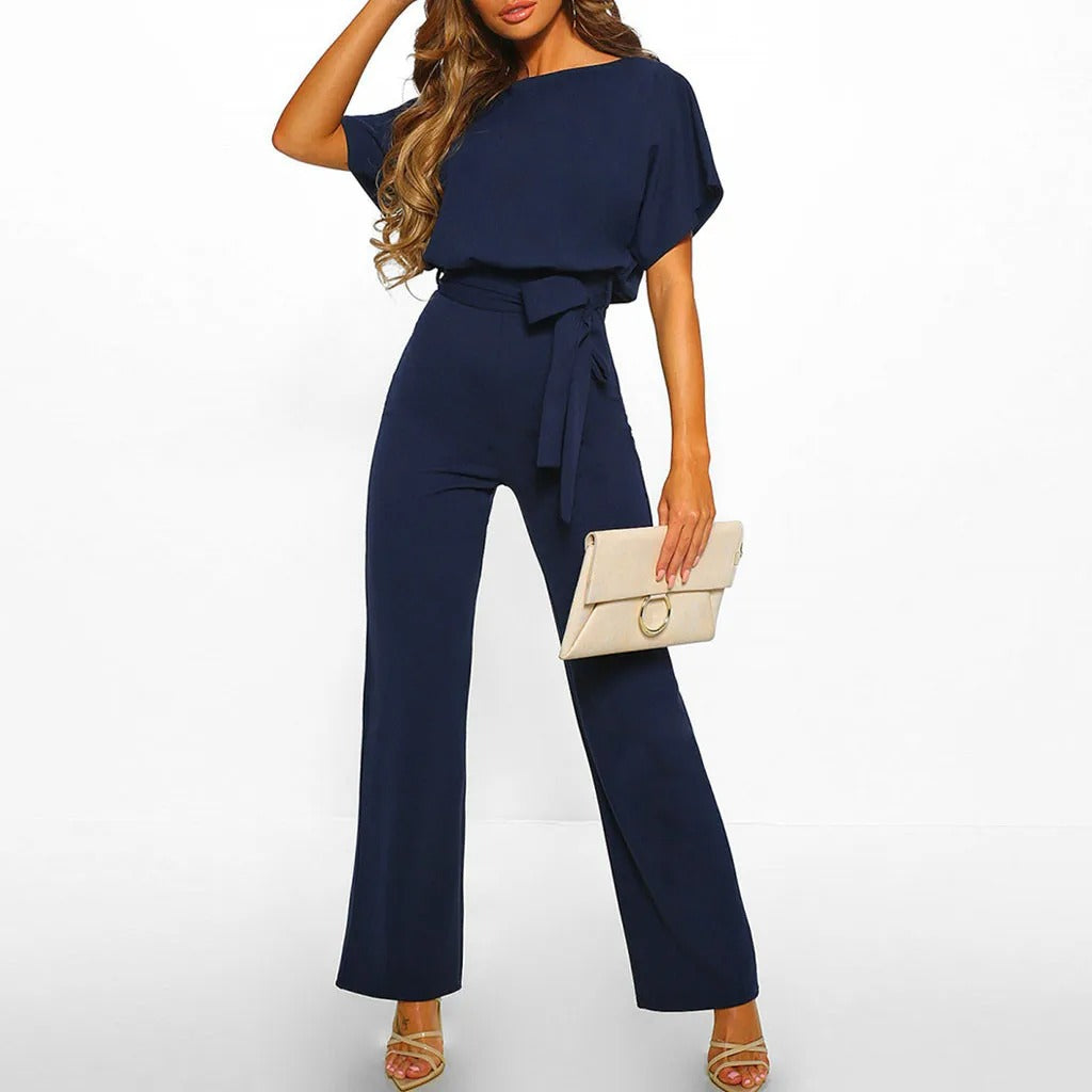 Jumpsuit mit Gürtel für Damen