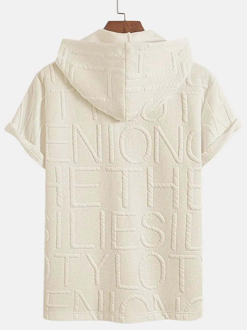 Henryk – Elegante Kurze Ärmel Kapuzen Mit Reißverschluss