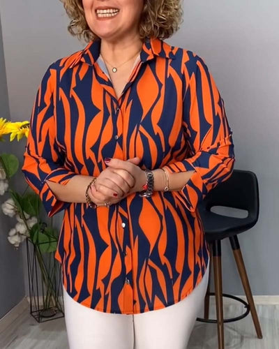 Bluse Bedruckt Lässig