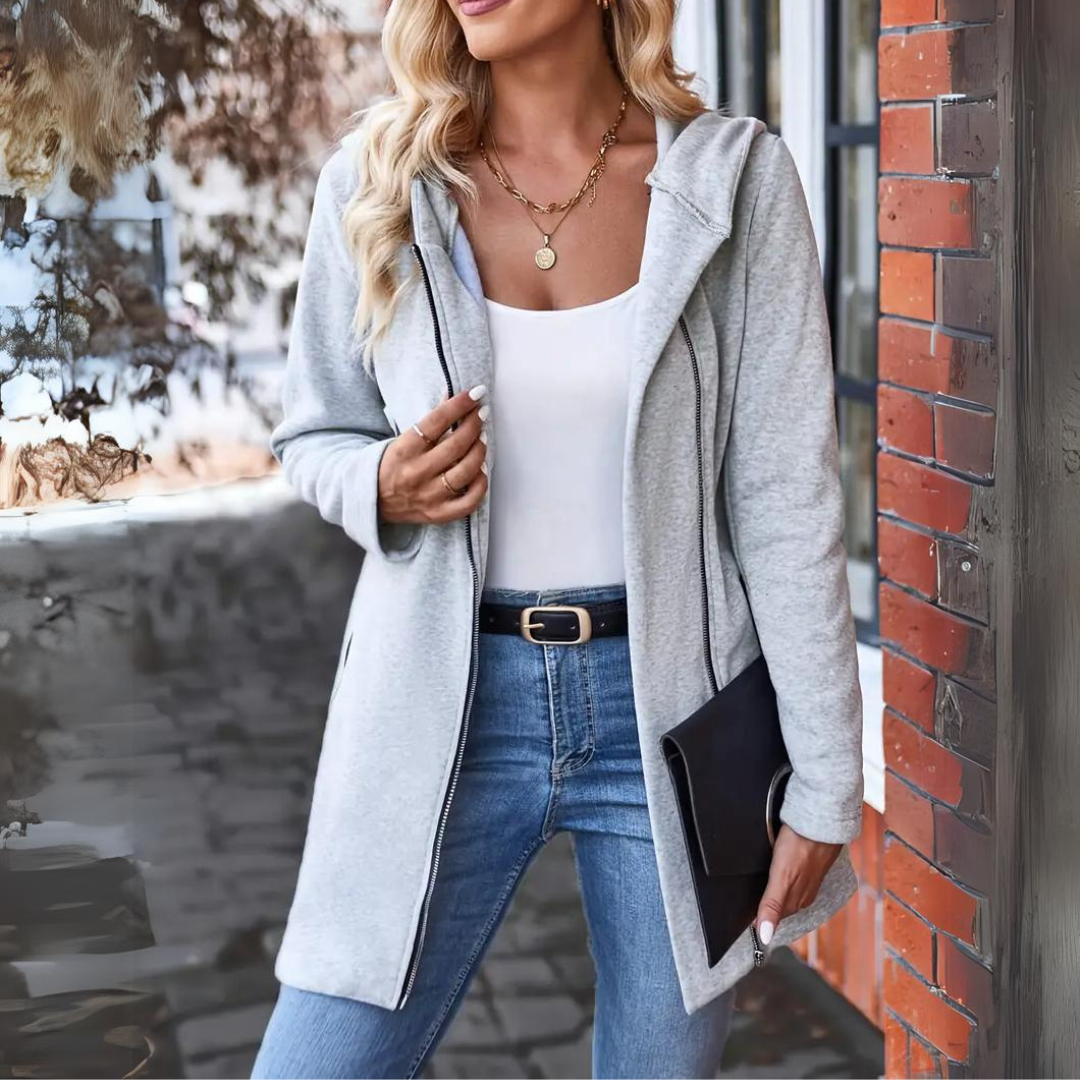 Freizeitjacke mit Kapuze für Damen