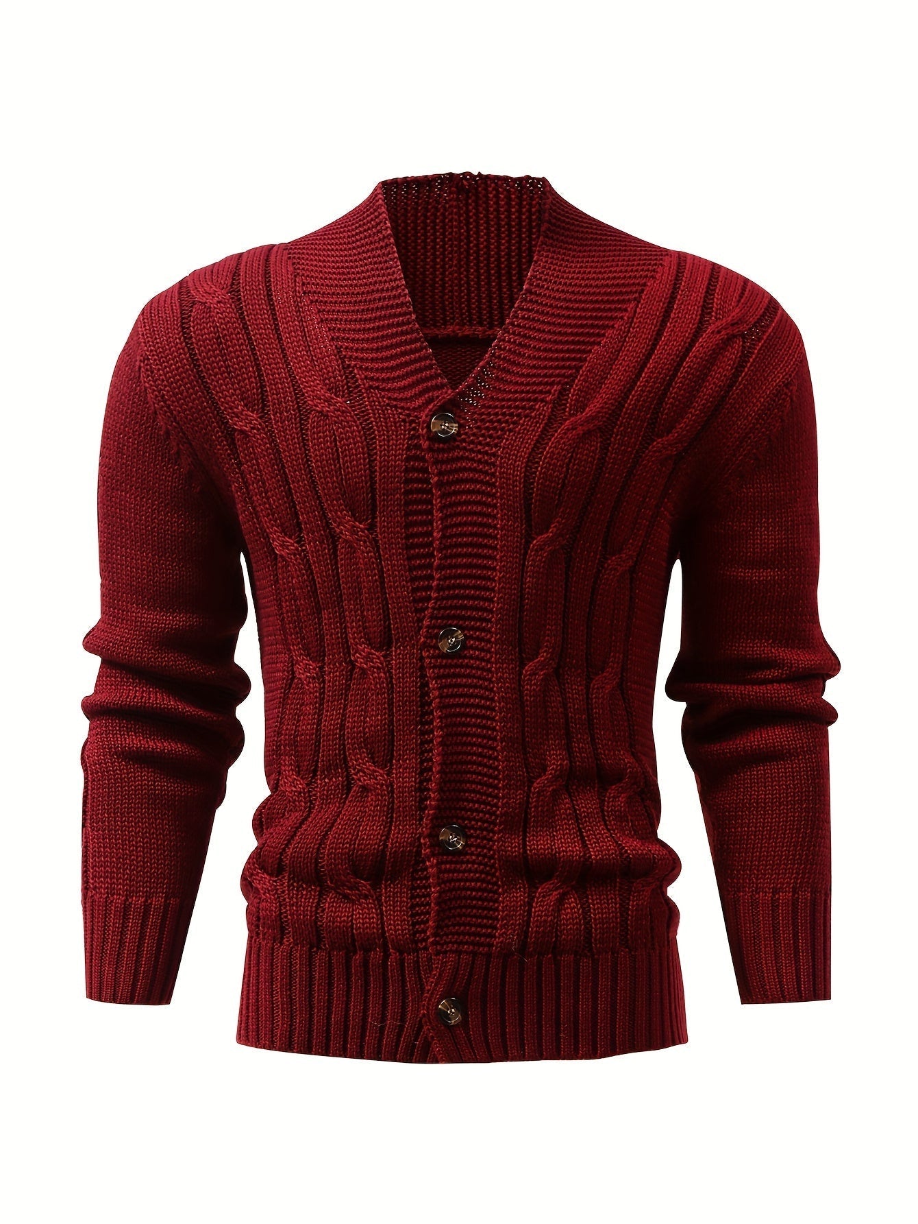 Lässiger Winter- Strickjacke für Männer