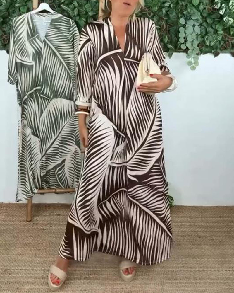 Kleid Bedruckt Mode Tasche