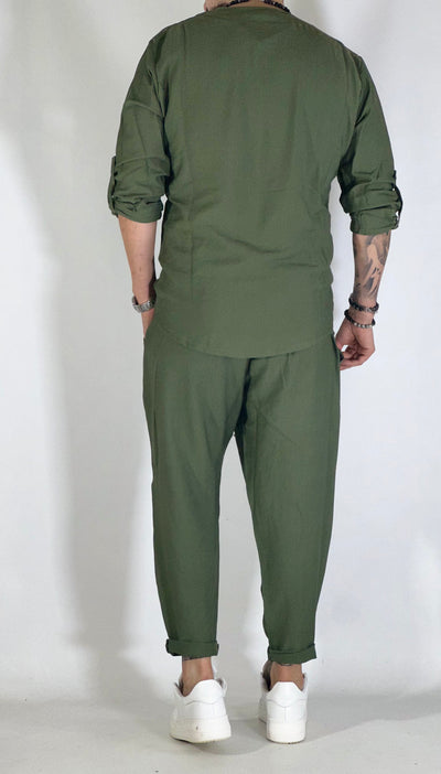 ADEMARO – HEMD UND HOSENSET IM JAPANISCHEN STIL