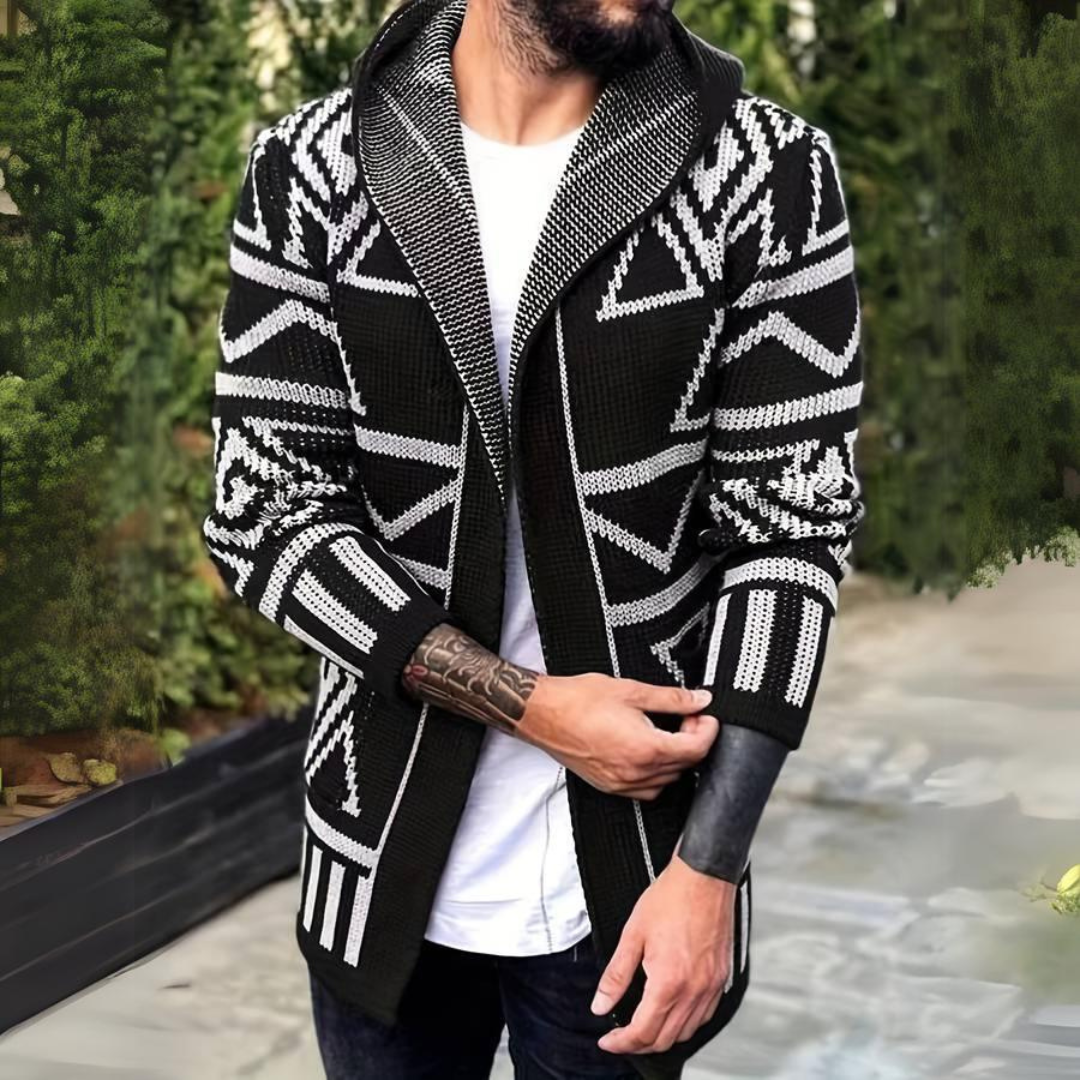 Retro Strickjacke für Herren