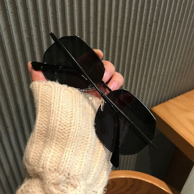 Heidi Mode | Polygonale Anti-Ultraviolett-Sonnenschutzbrille