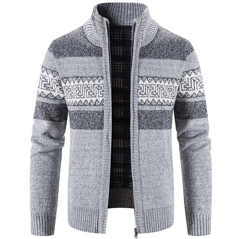 Vintage Winter Strickjacke für Männer