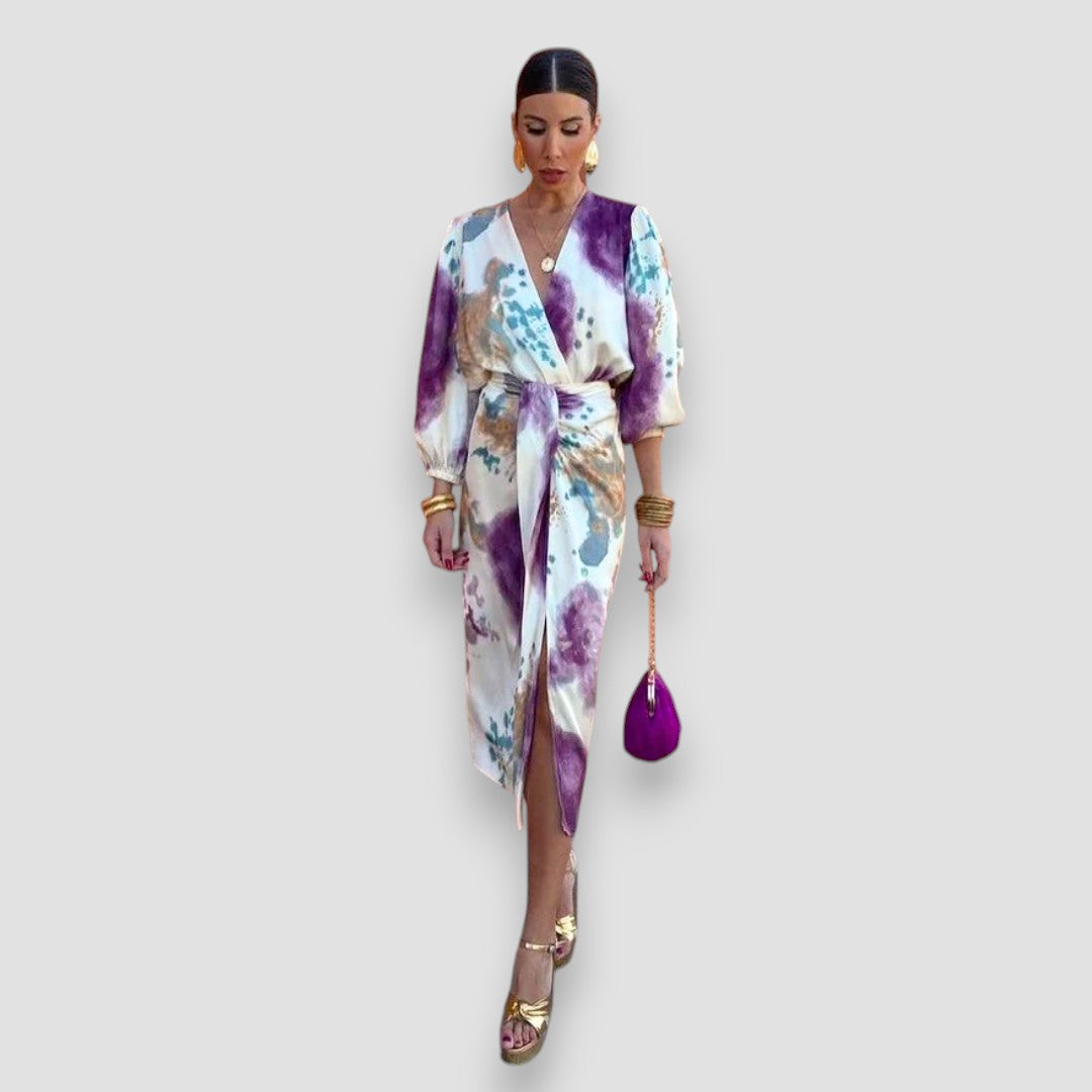 Larissa | Elegantes Kleid mit V-Ausschnitt