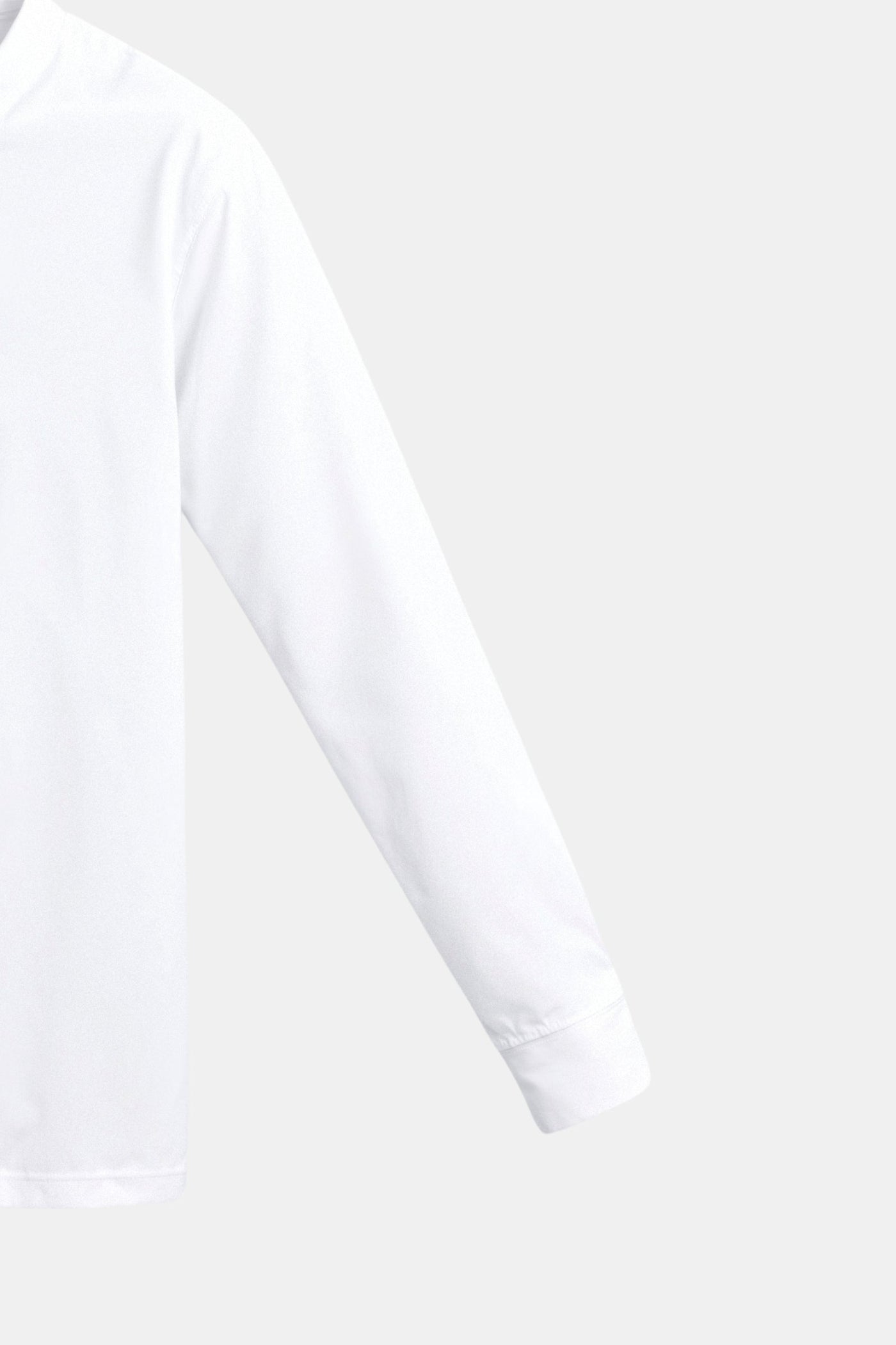 Klassisches Stehkragen-Hemd in Weiß