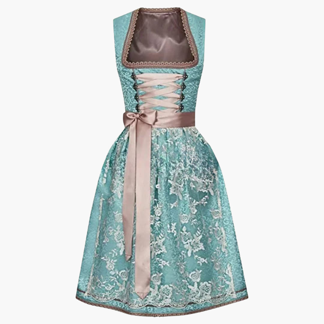 Spitzen-Dirndl kleid für Damen - Oktoberfest 2025