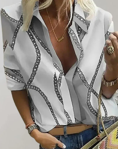 Heidi-Mode | Alltag Verbessern Lange Ärmel Bluse