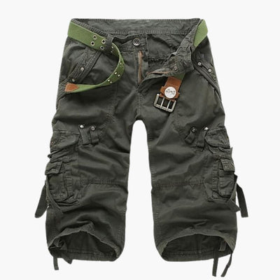 Herren Cargoshorts mit Taschen und verstellbarem Bund für Sommer