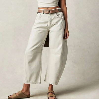 Danica | High-Waisted Wide Leg Denim Jeans