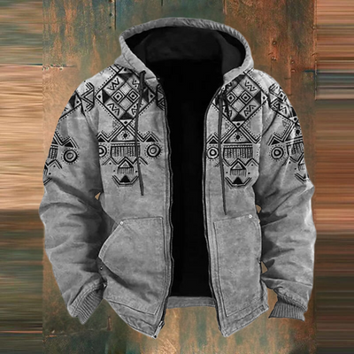 Kapuzenjacke mit Reißverschluss für Männer
