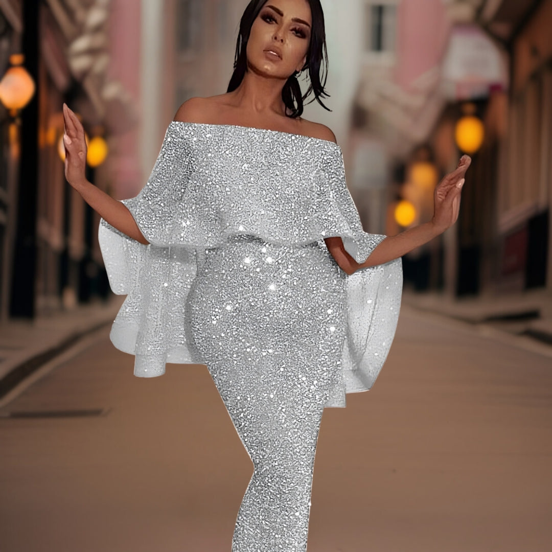 Umwerfendes Schulterfreies Kleid für Damen