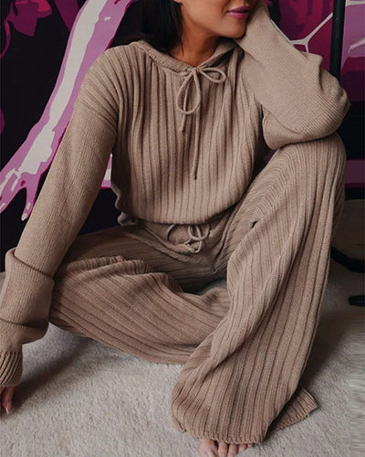 Gestricktes Pyjama Set für Damen