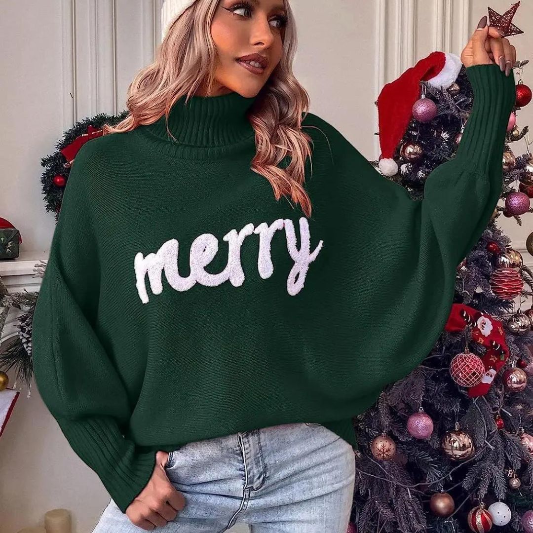 Warmer Rollkragenpullover für Damen