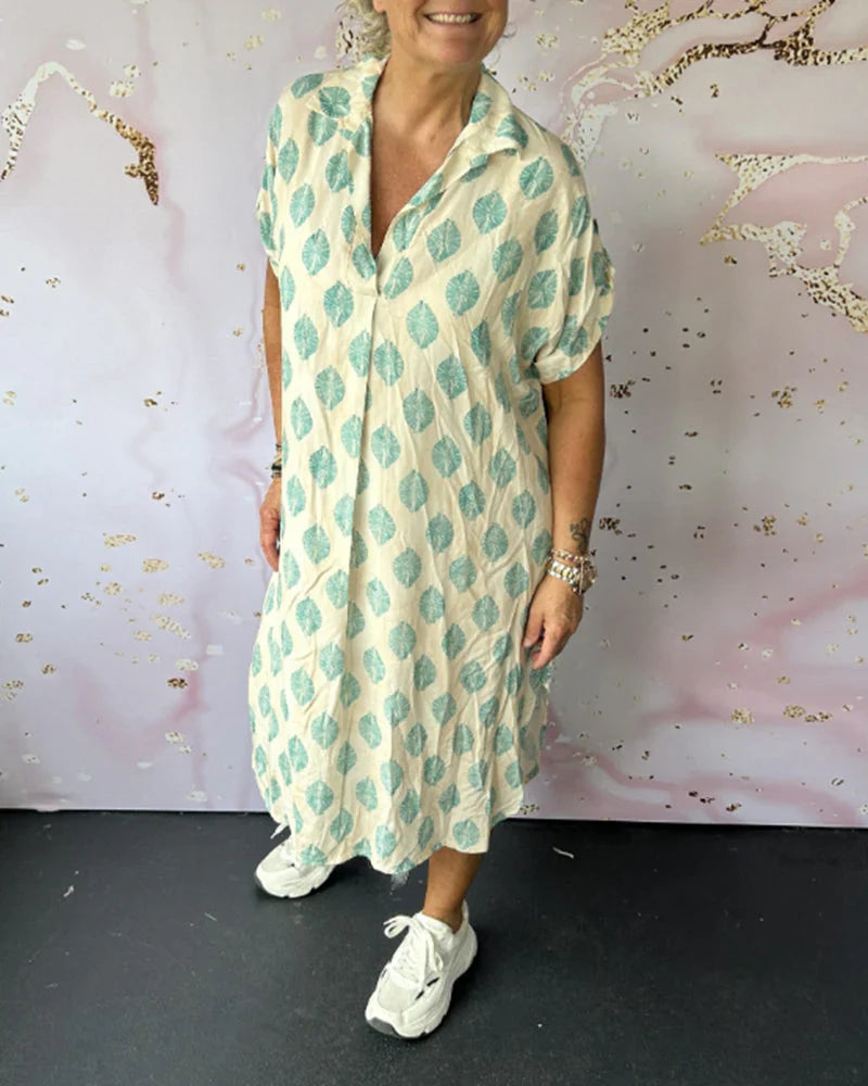 ERDMUTE - FRÜHLINGSKLEID MIT REVERS