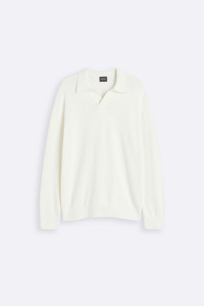 Eleganter Pullover mit offenem Kragen für stilvolle Looks